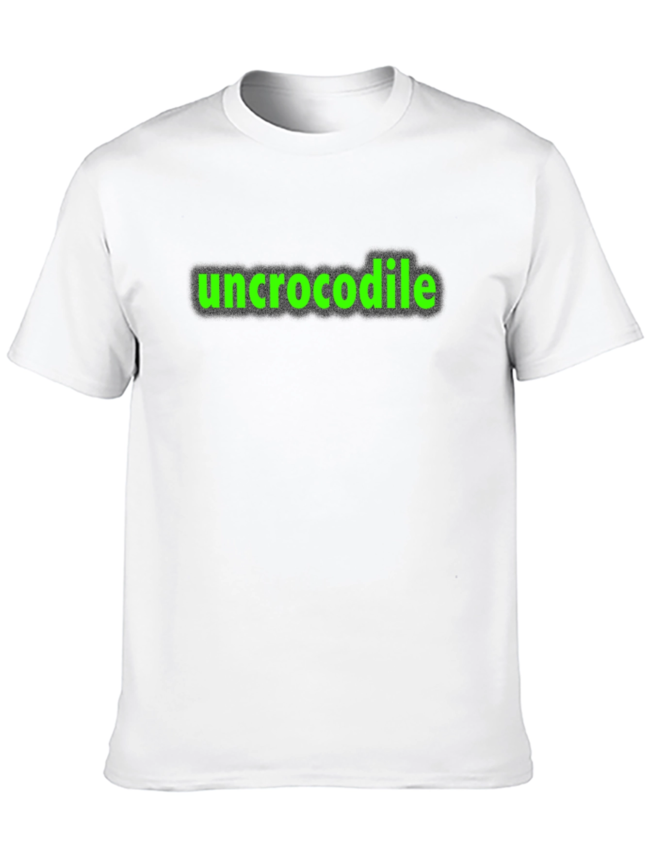 Uncrocodile Graphic Tee - Black Casual T-Shirt