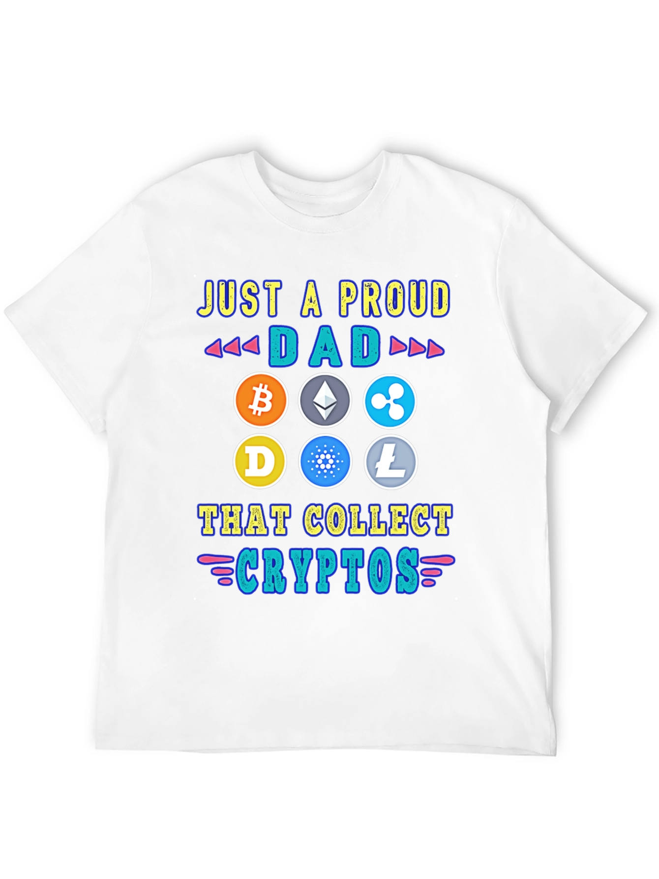 Proud Dad Crypto Collector T-Shirt