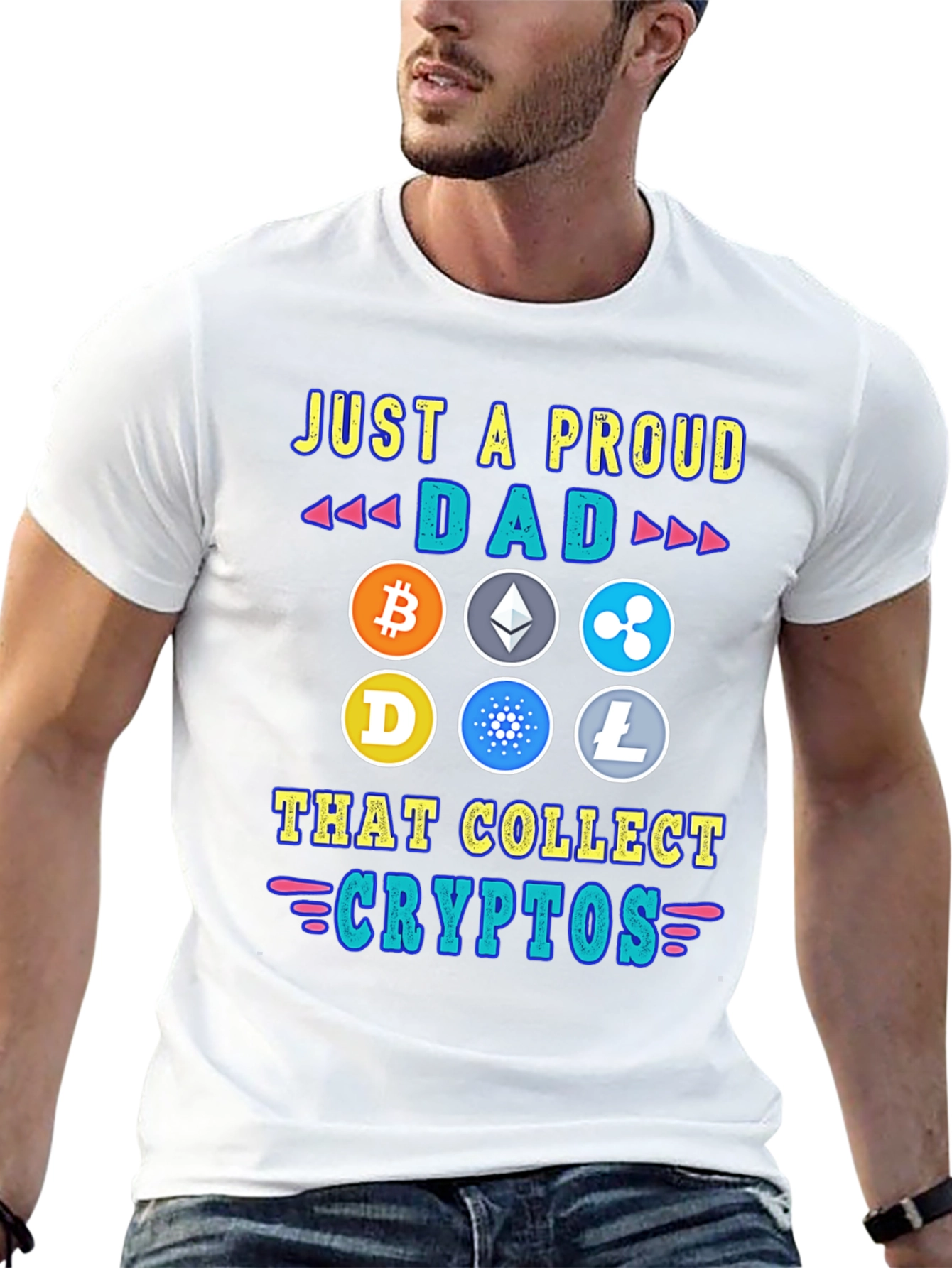 Proud Dad Crypto Collector T-Shirt