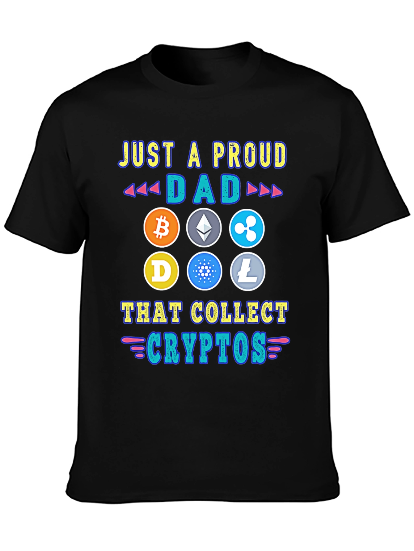 Proud Dad Crypto Collector T-Shirt