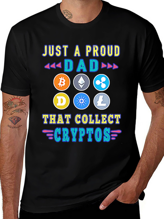 Proud Dad Crypto Collector T-Shirt