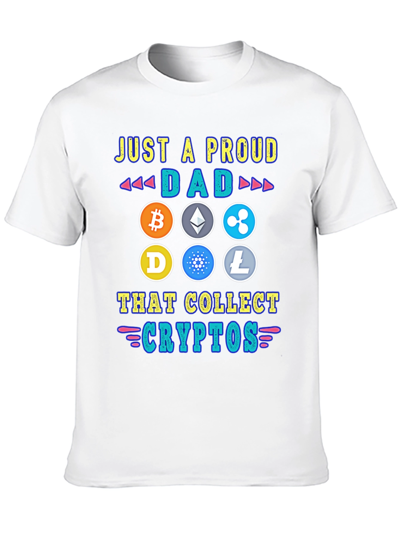 Proud Dad Crypto Collector T-Shirt