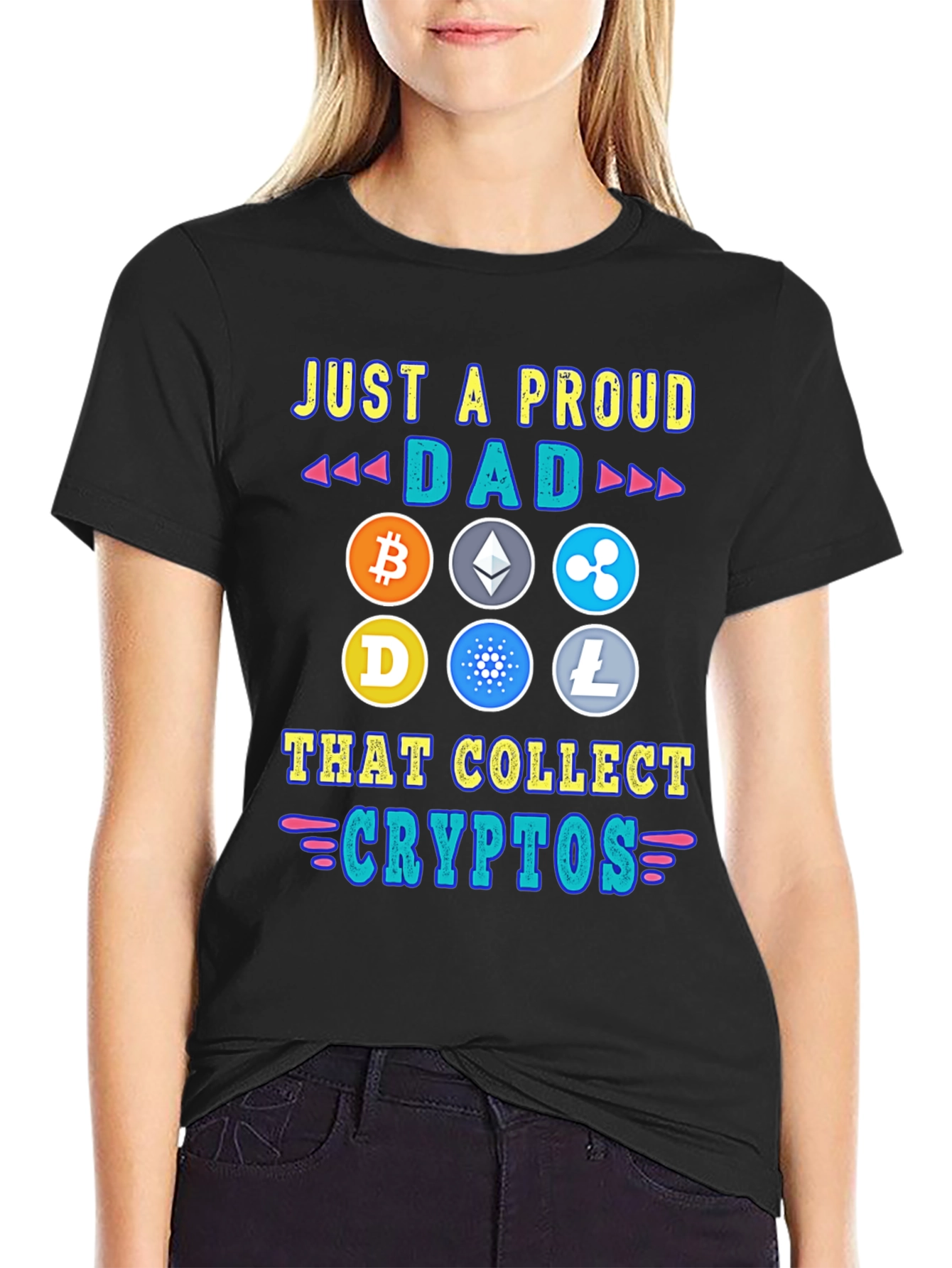 Proud Dad Crypto Collector T-Shirt