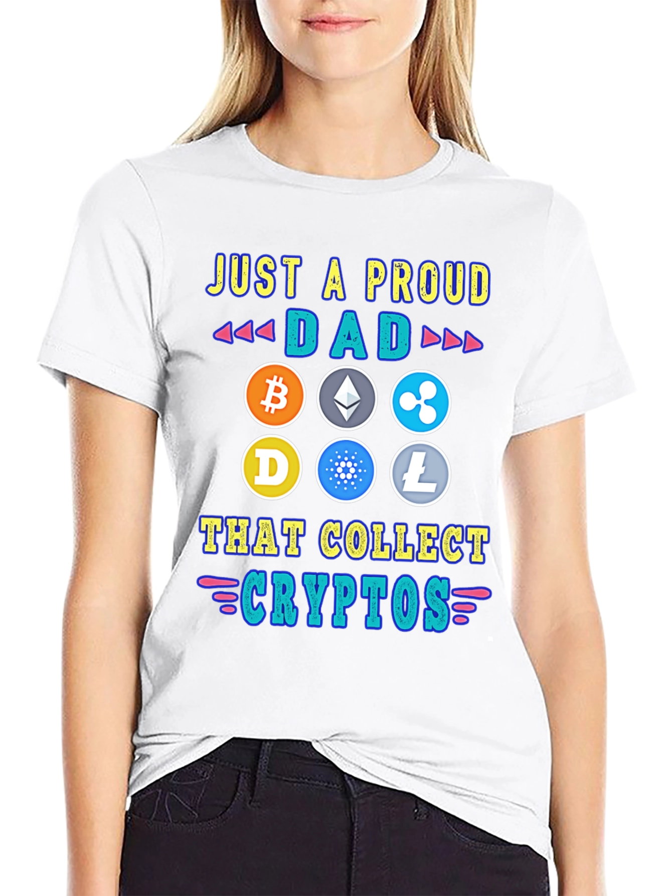 Proud Dad Crypto Collector T-Shirt