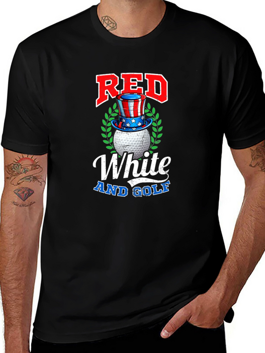 Red White and Golf T-Shirt