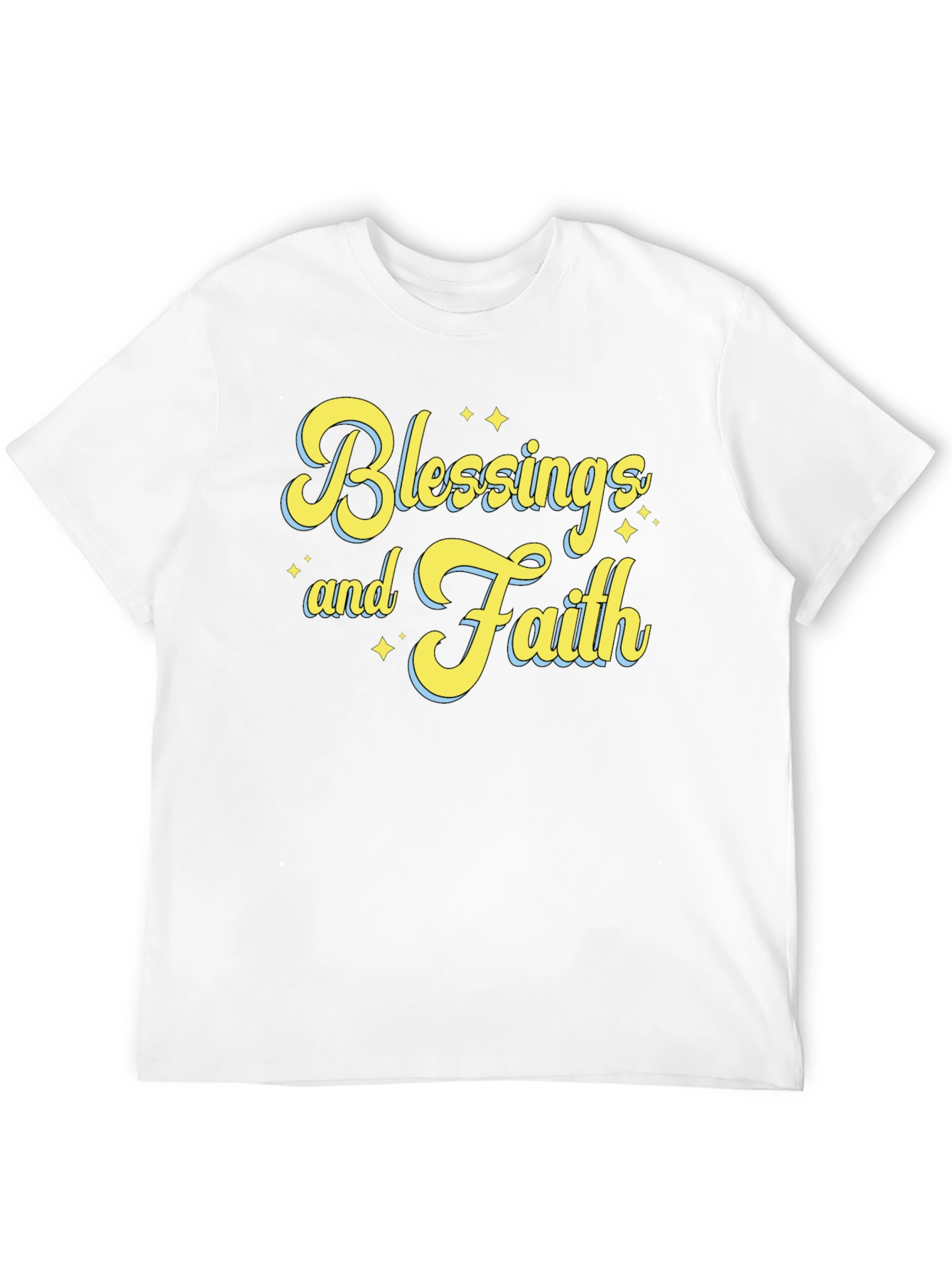 Blessings and Faith T-Shirt - Unisex Black Tee