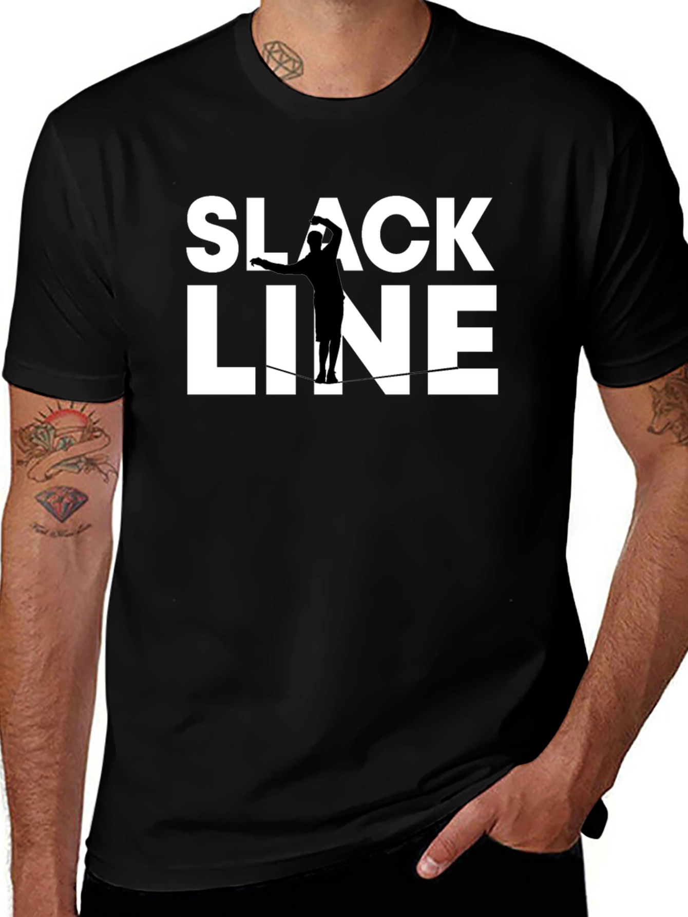 Slackline T-Shirt - Balance & Adventure