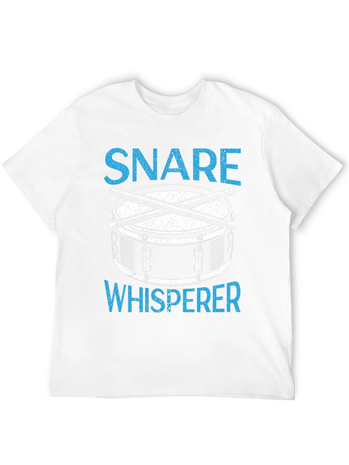 Snare Whisperer Drummer T-Shirt - Music Lover Tee