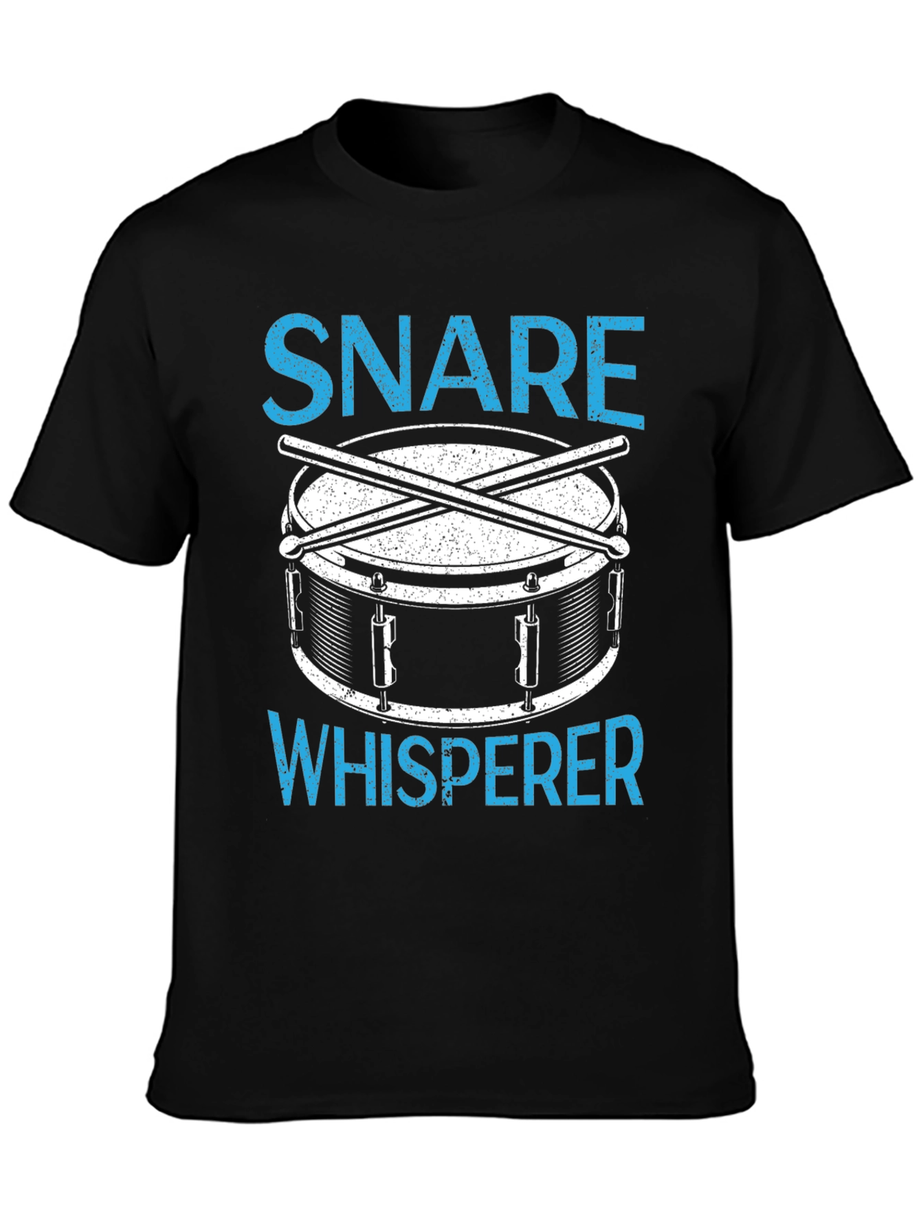 Snare Whisperer Drummer T-Shirt - Music Lover Tee