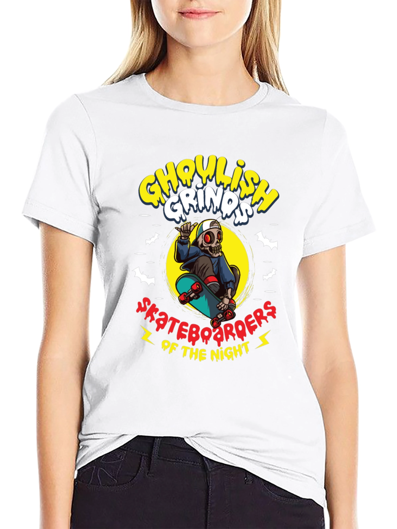 Ghoul Skate T-Shirt - Skateboards of the Night