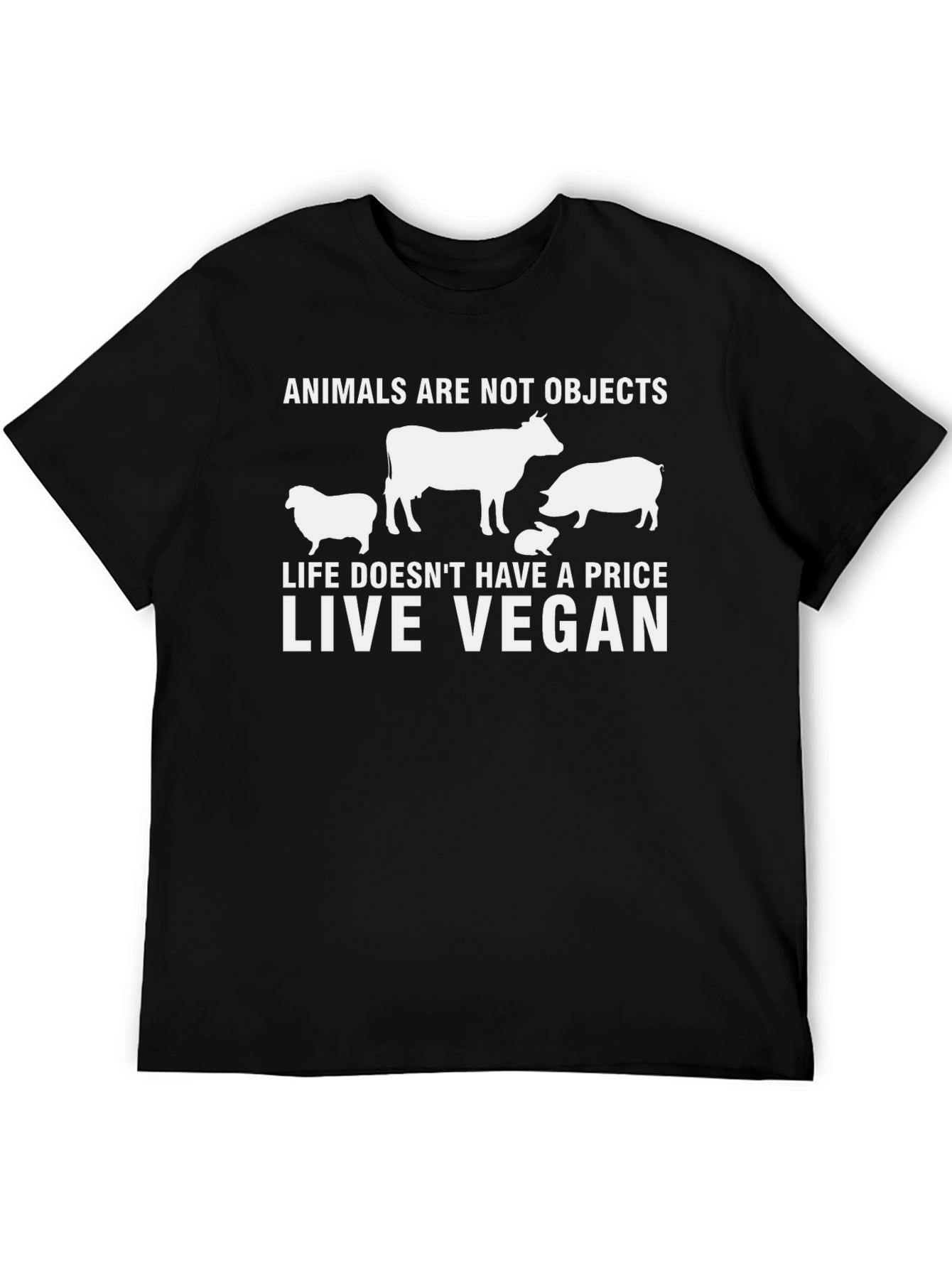Animals Not Objects Vegan T-Shirt