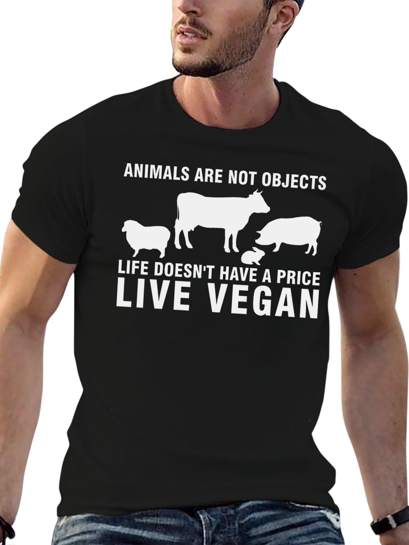 Animals Not Objects Vegan T-Shirt