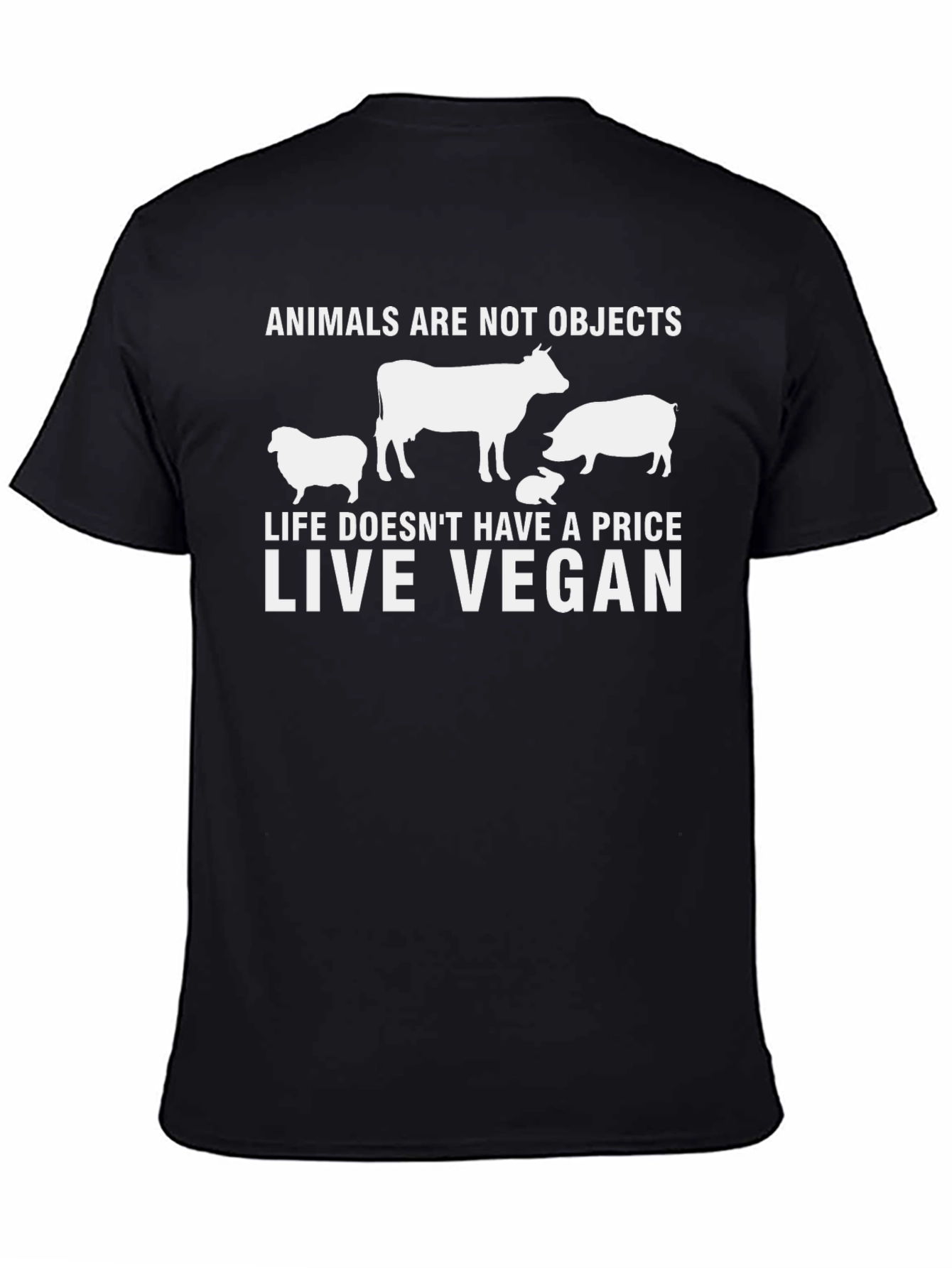 Animals Not Objects Vegan T-Shirt