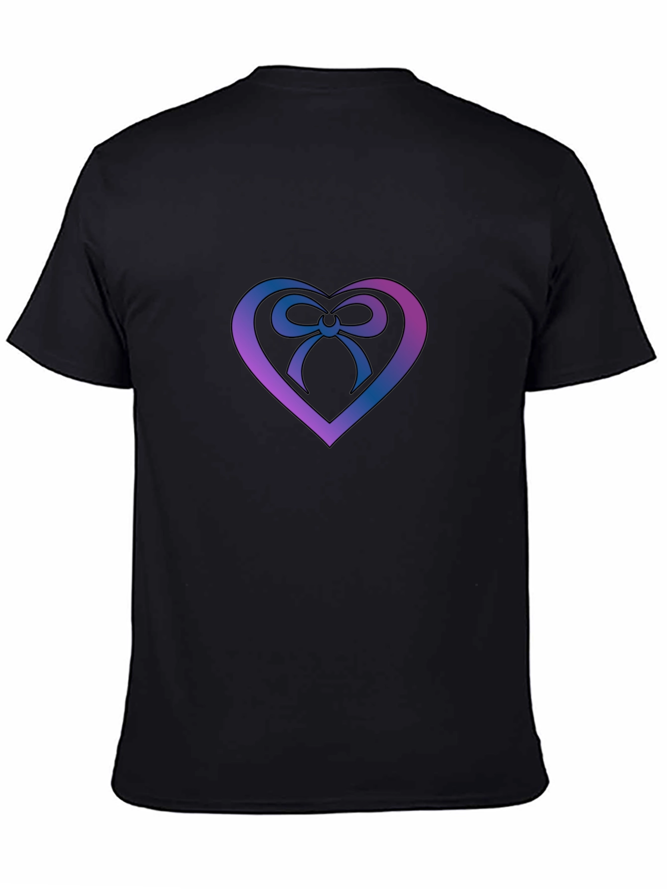 Heart Bow Graphic Tee - Stylish Menswear