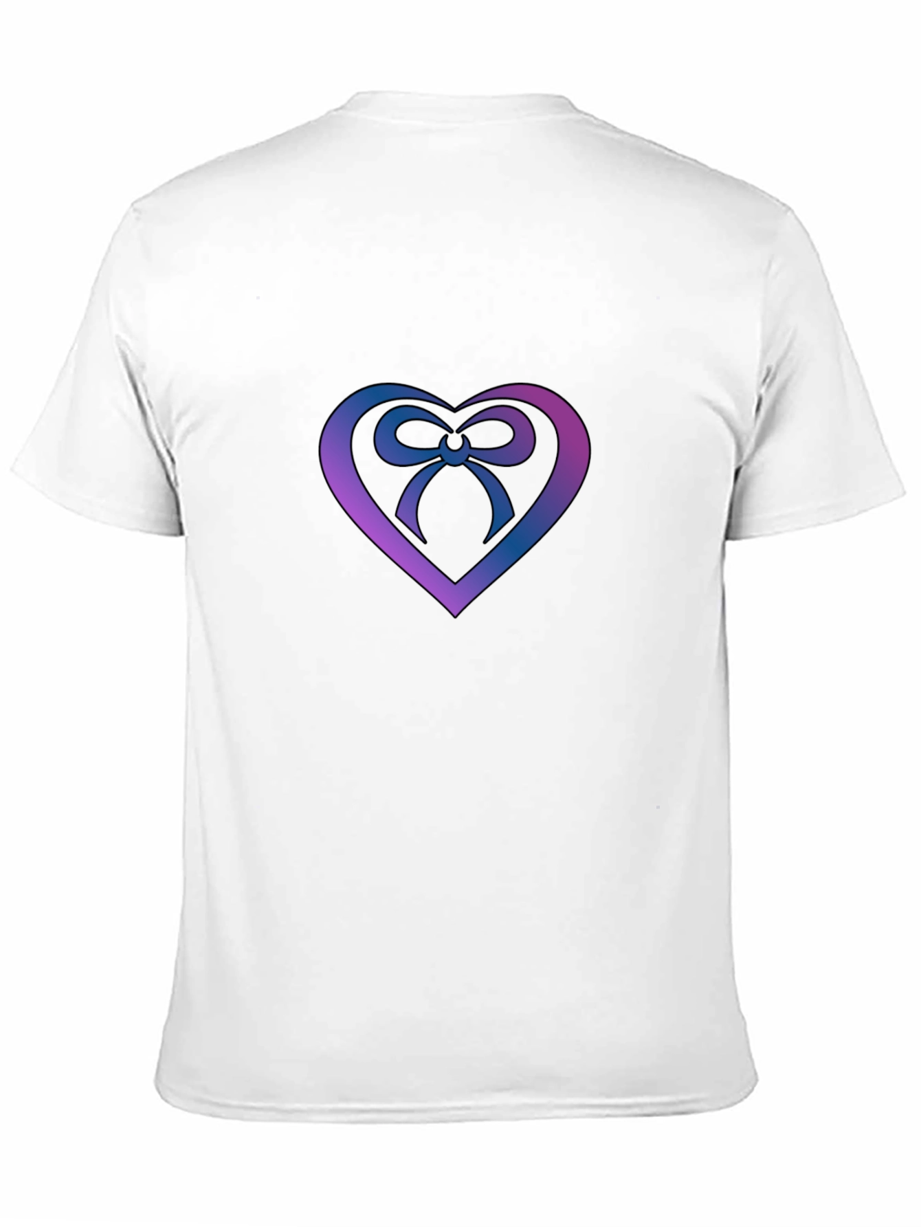 Heart Bow Graphic Tee - Stylish Menswear