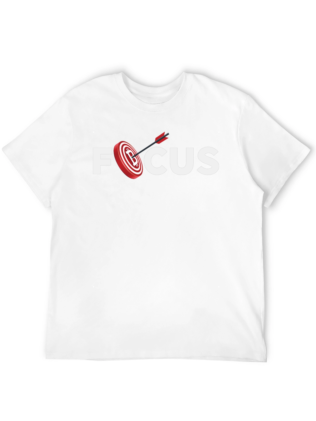 Focus Bitcoin Target T-Shirt - Achieve Your Goals!