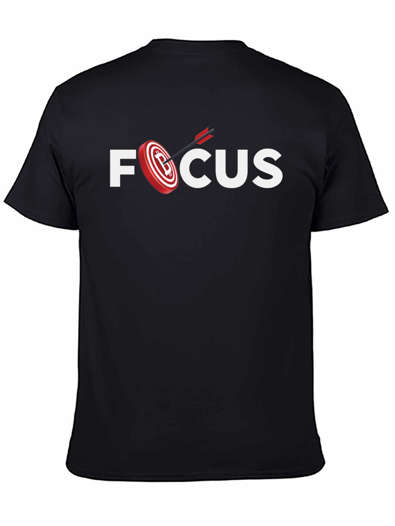 Focus Bitcoin Target T-Shirt - Achieve Your Goals!