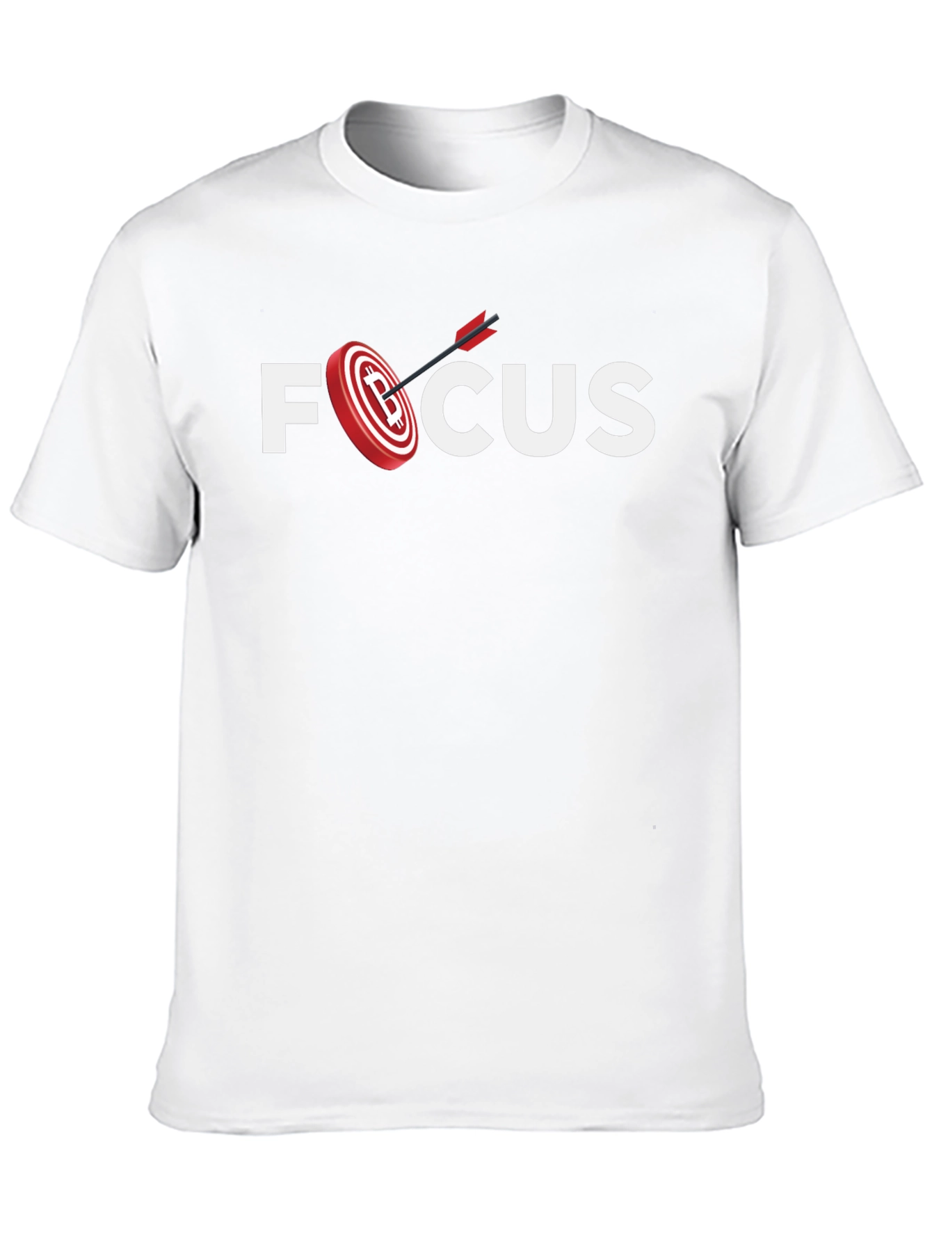 Focus Bitcoin Target T-Shirt - Achieve Your Goals!