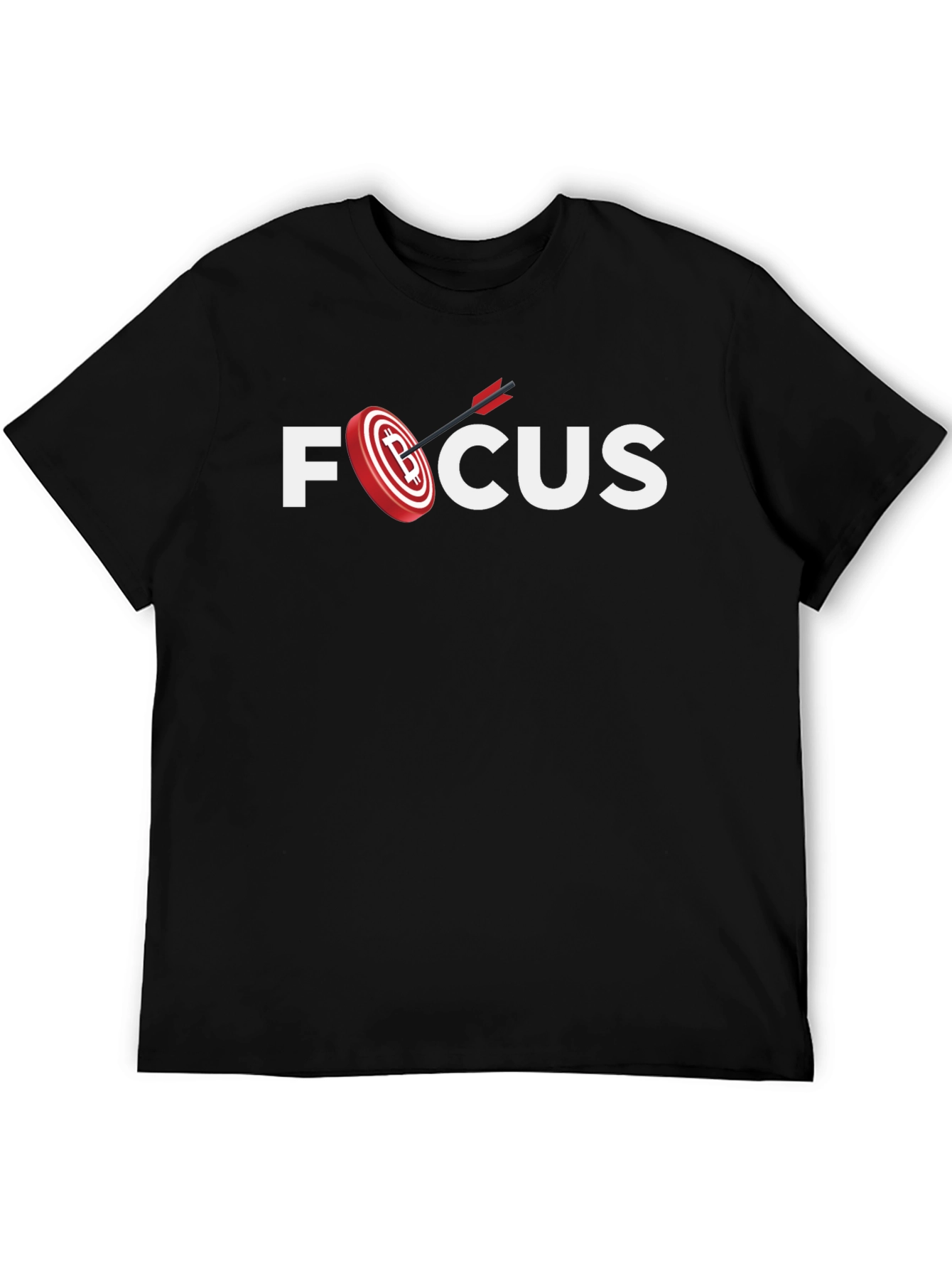 Focus Bitcoin Target T-Shirt - Achieve Your Goals!