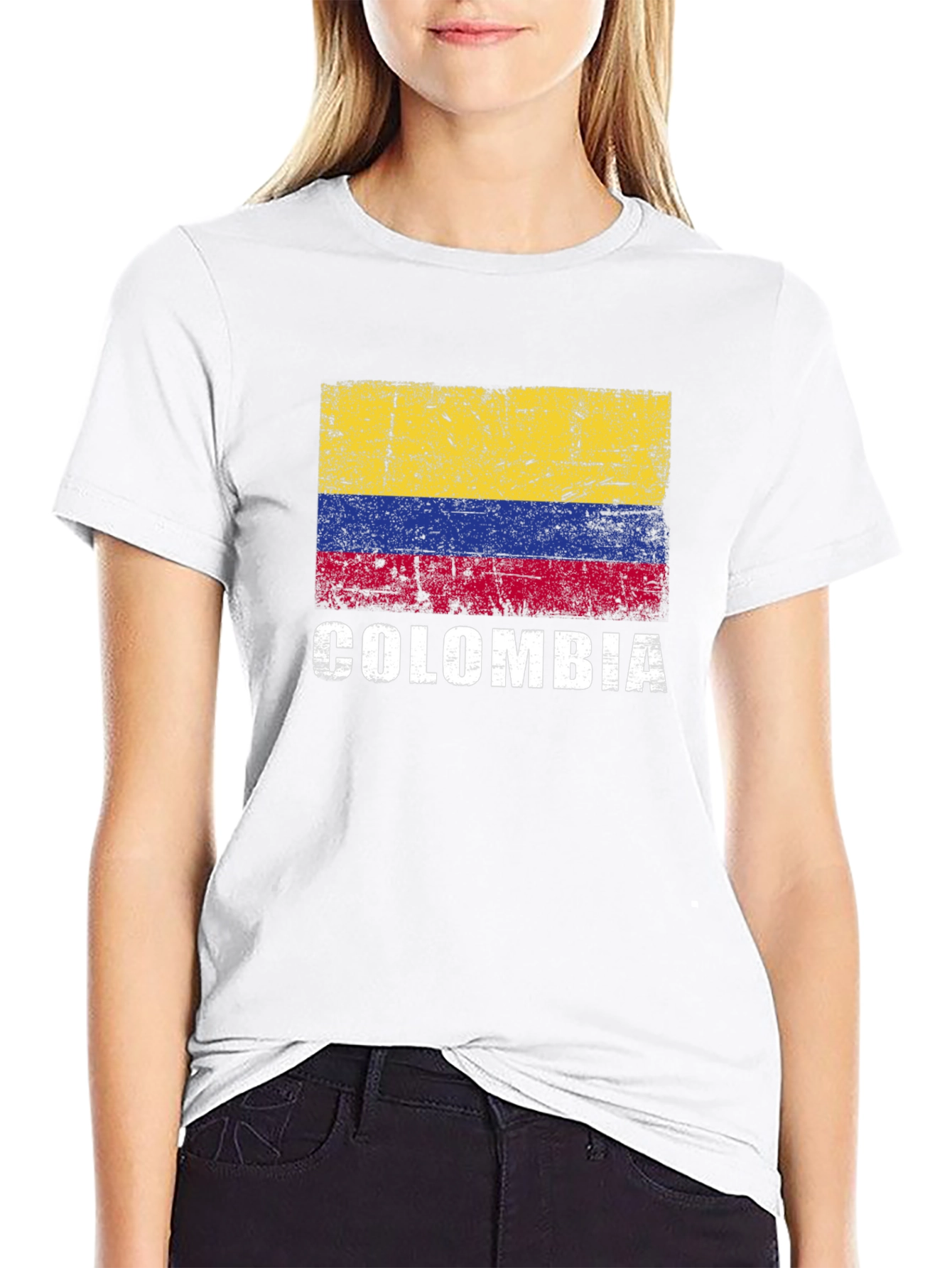 Colombia Flag Graphic T-Shirt