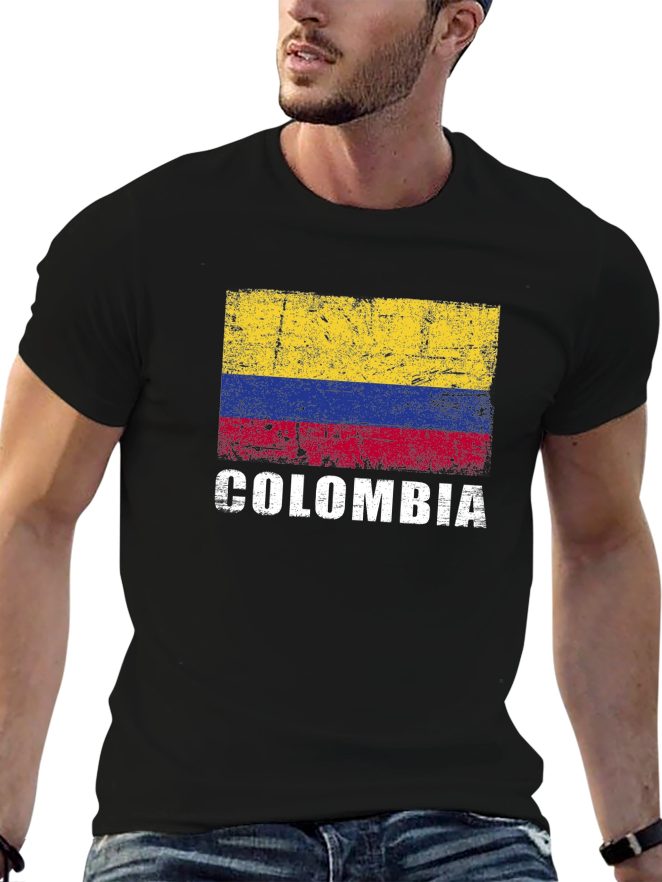 Colombia Flag Graphic T-Shirt