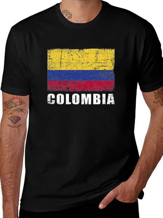 Colombia Flag Graphic T-Shirt