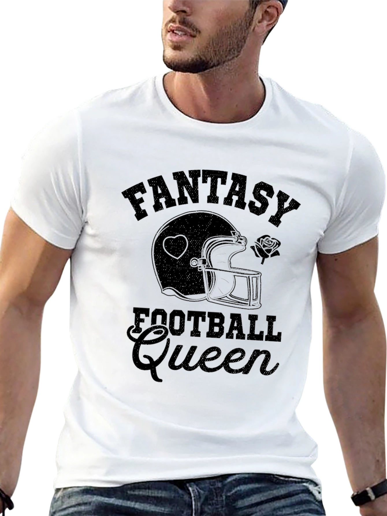 Fantasy Football Queen Graphic T-Shirt
