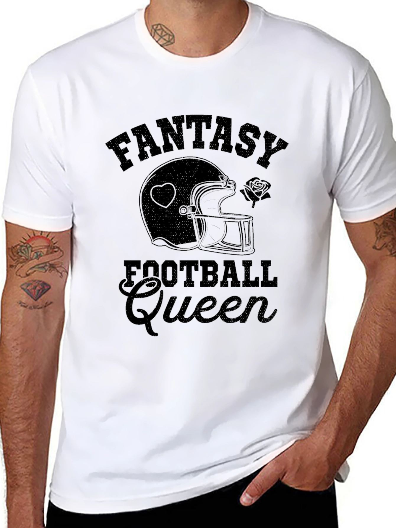 Fantasy Football Queen Graphic T-Shirt