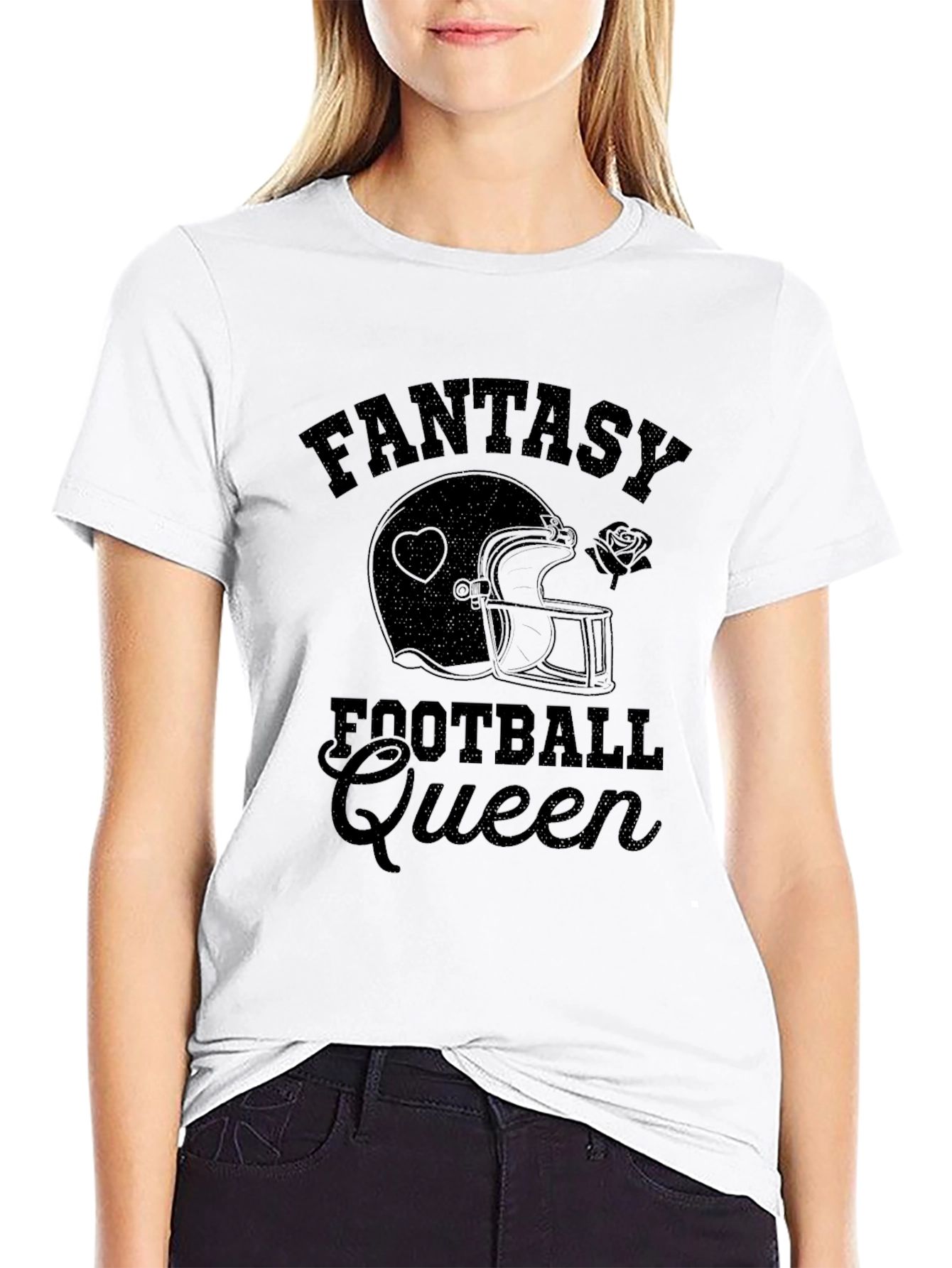 Fantasy Football Queen Graphic T-Shirt
