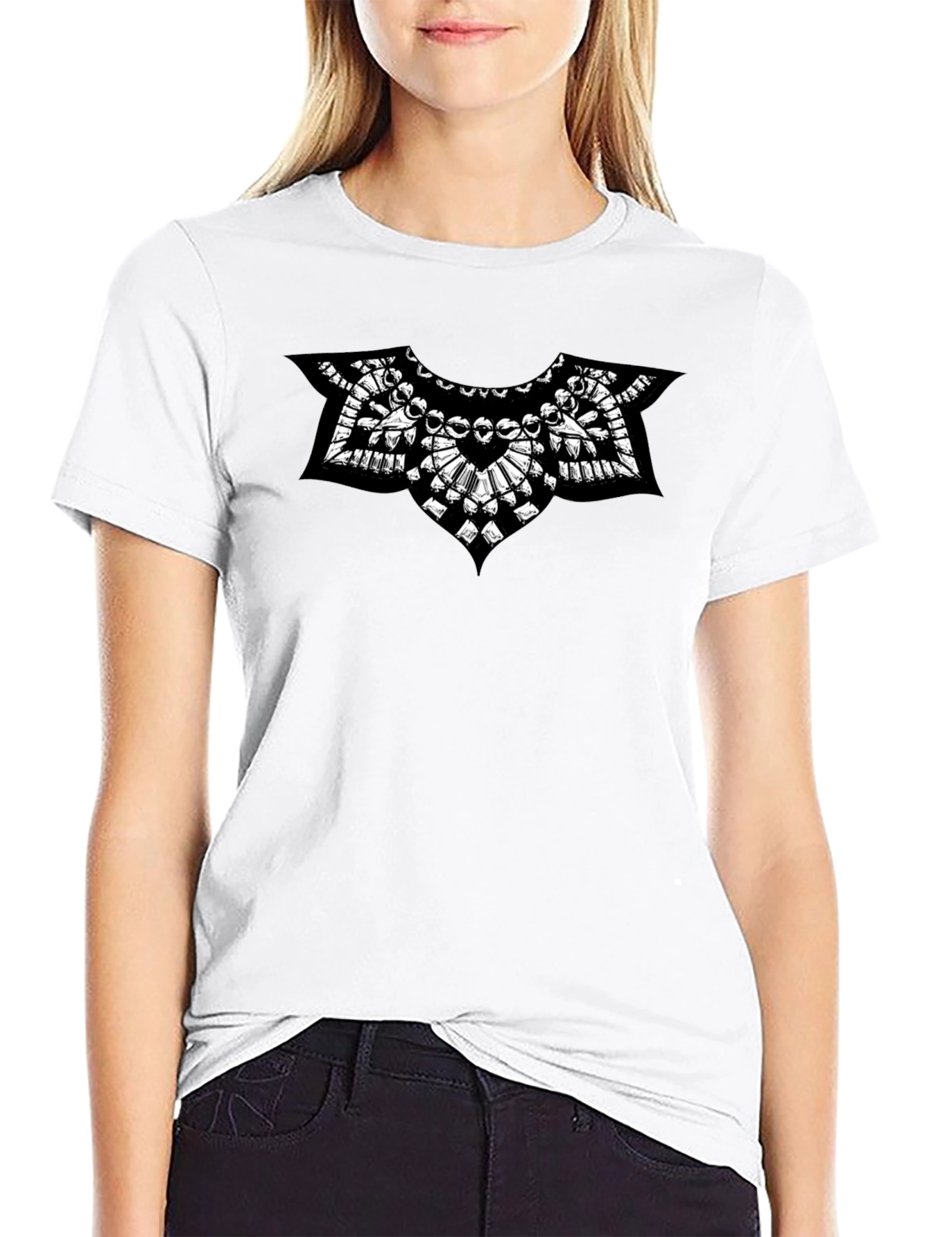 Edgy Graphic Tee - Black