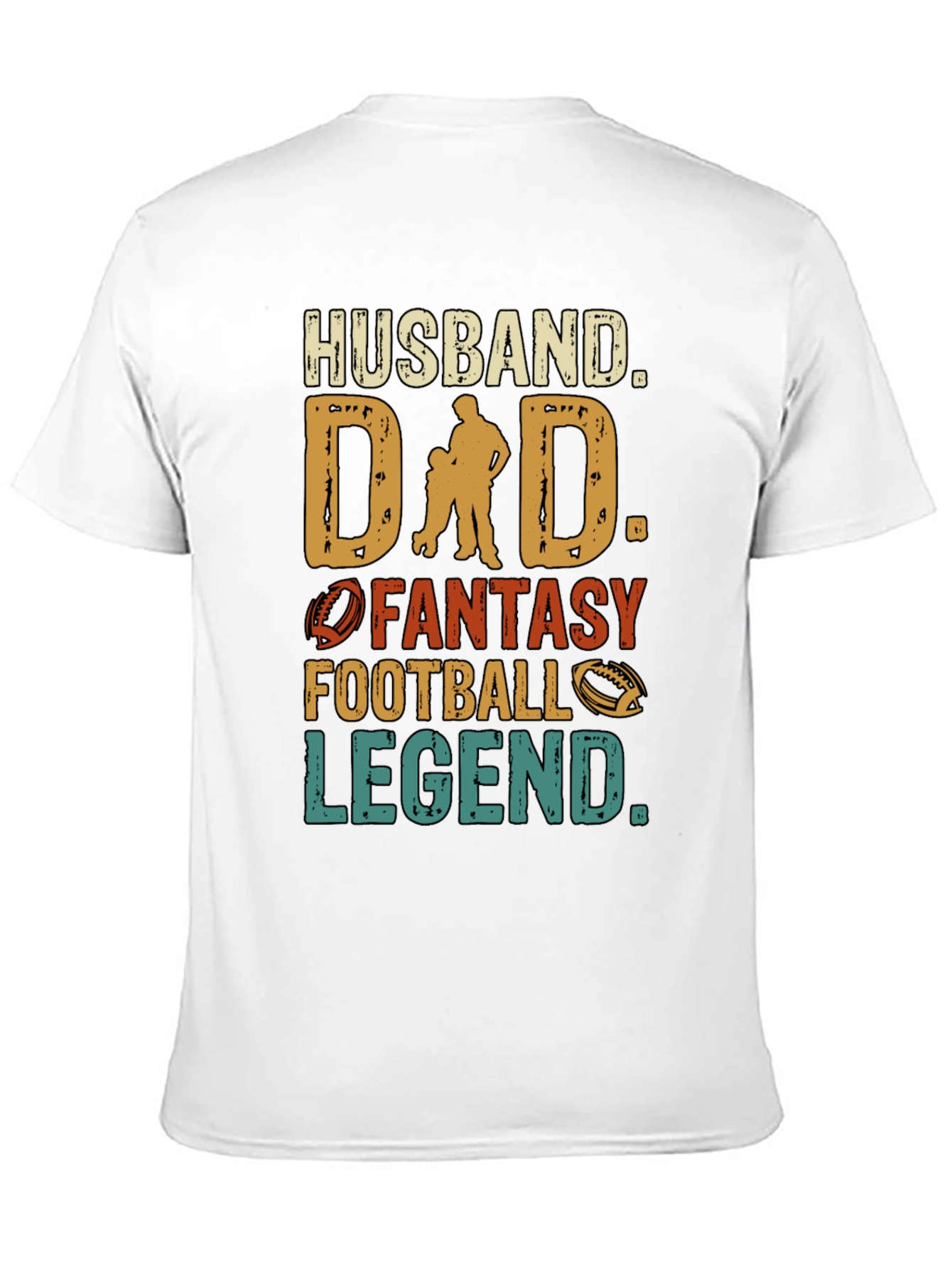 Husband Dad Football Legend T-Shirt
