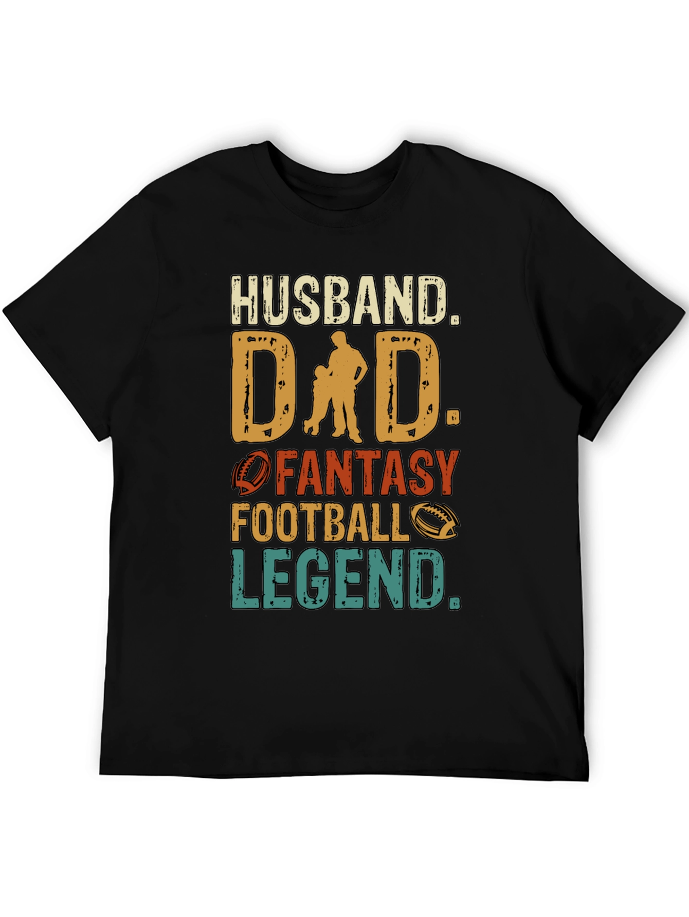 Husband Dad Football Legend T-Shirt