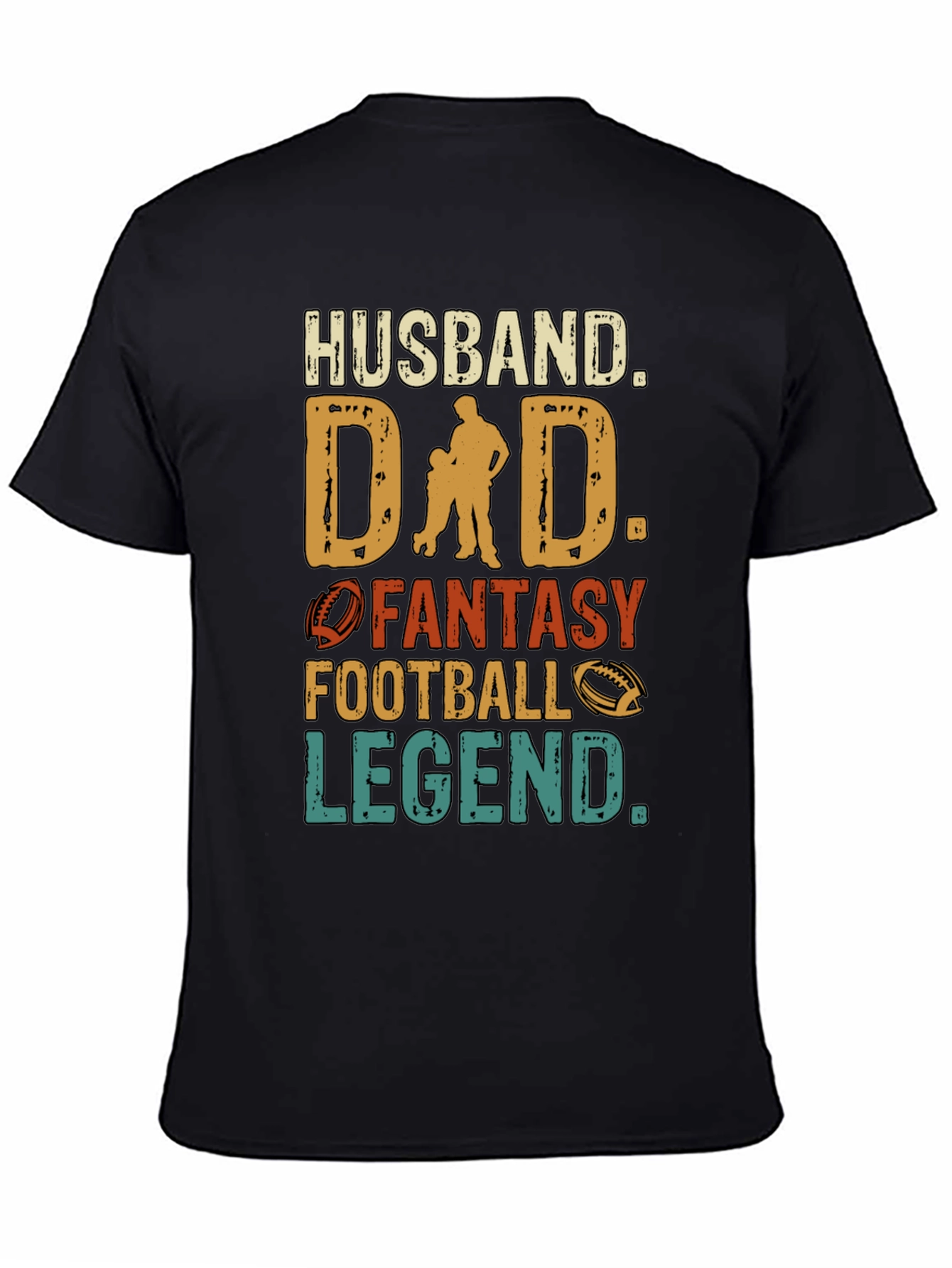 Husband Dad Football Legend T-Shirt
