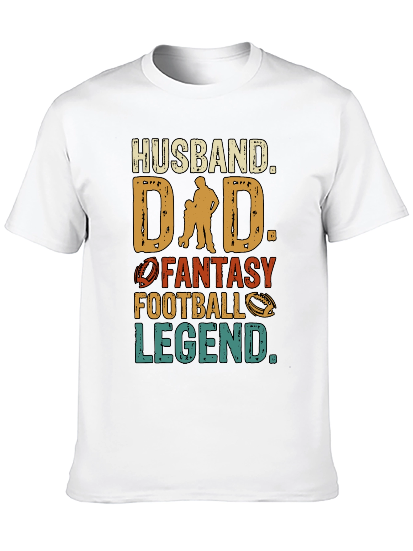 Husband Dad Football Legend T-Shirt