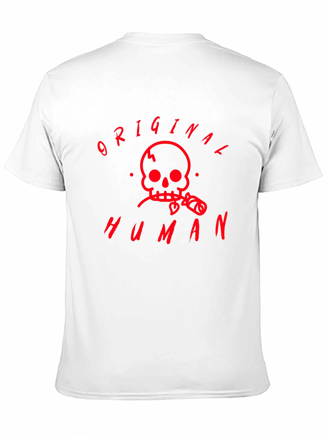 Original Human Skull Graphic Tee