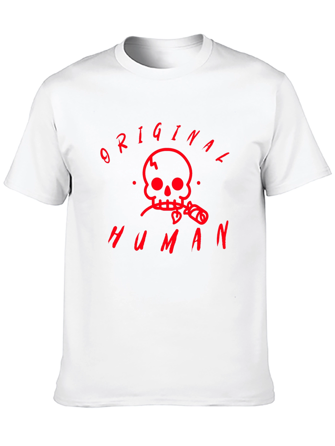 Original Human Skull Graphic Tee