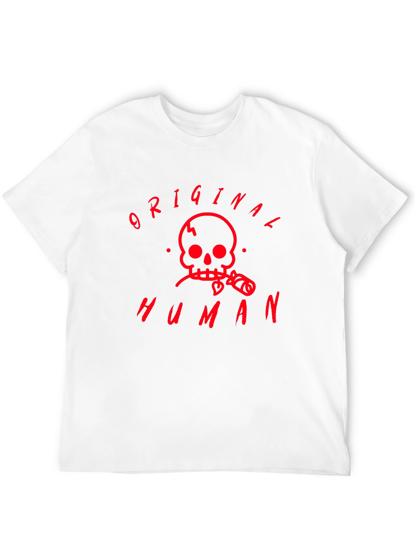 Original Human Skull Graphic Tee