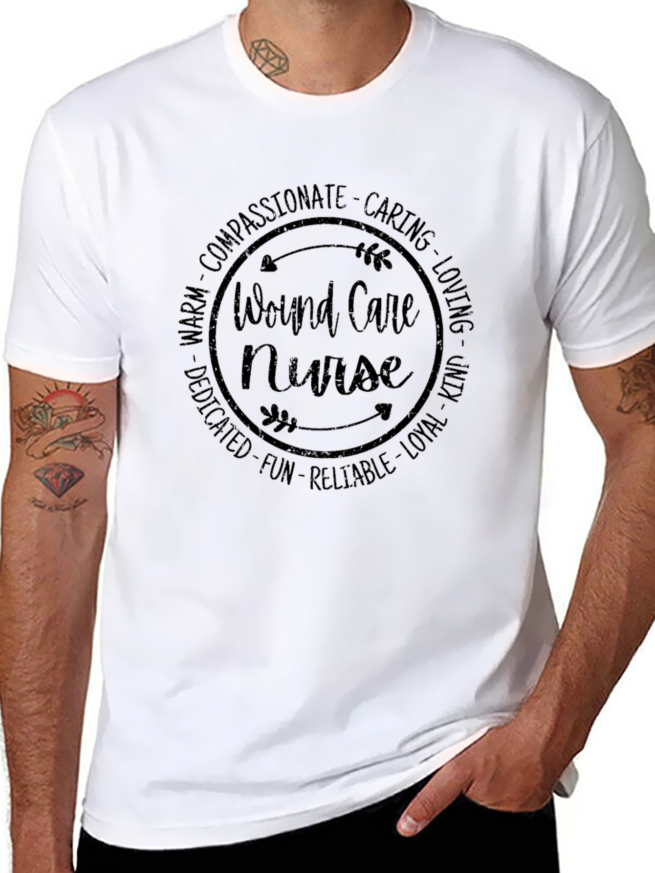 Wound Care Nurse T-Shirt: Compassionate & Caring