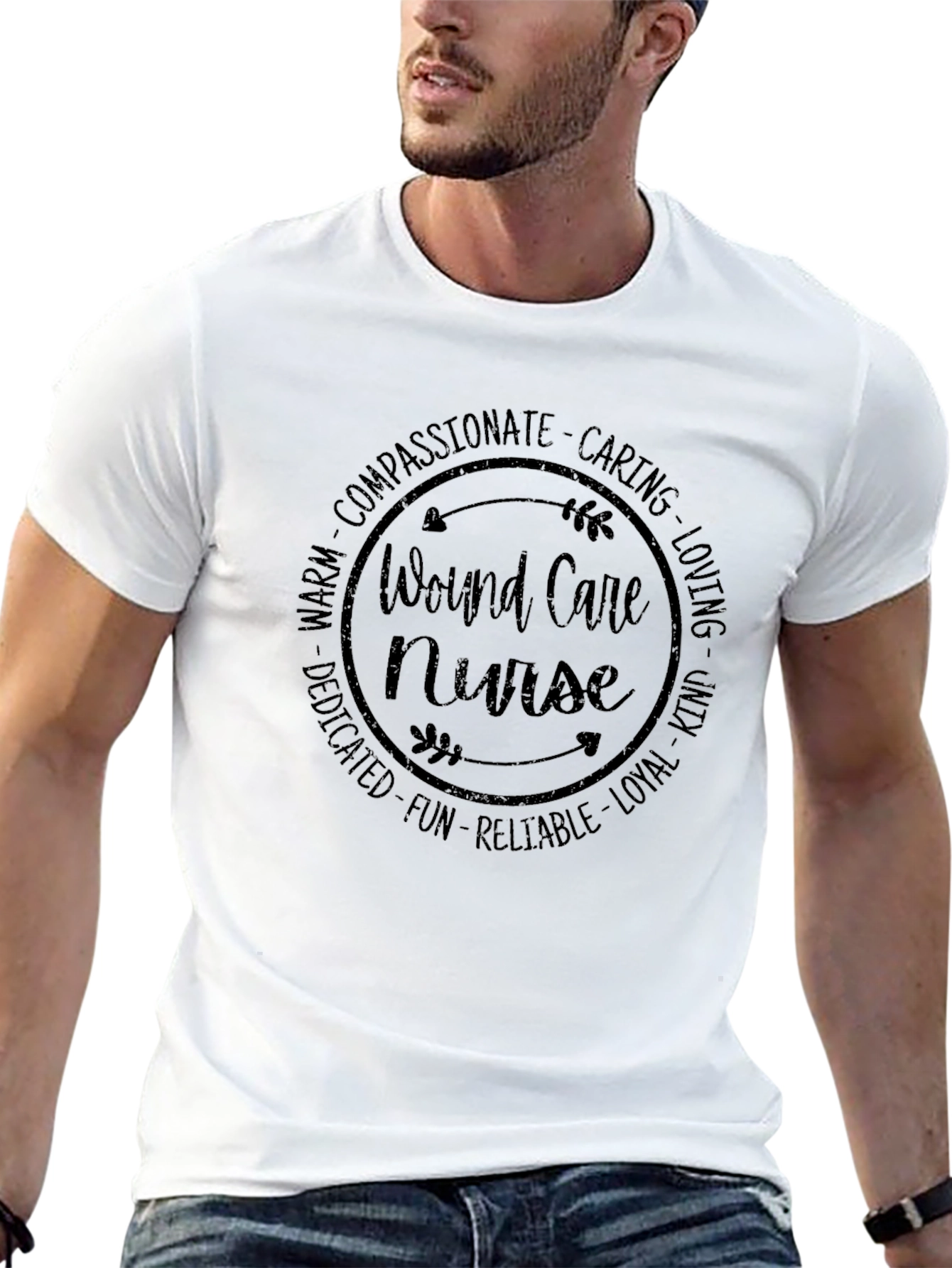 Wound Care Nurse T-Shirt: Compassionate & Caring