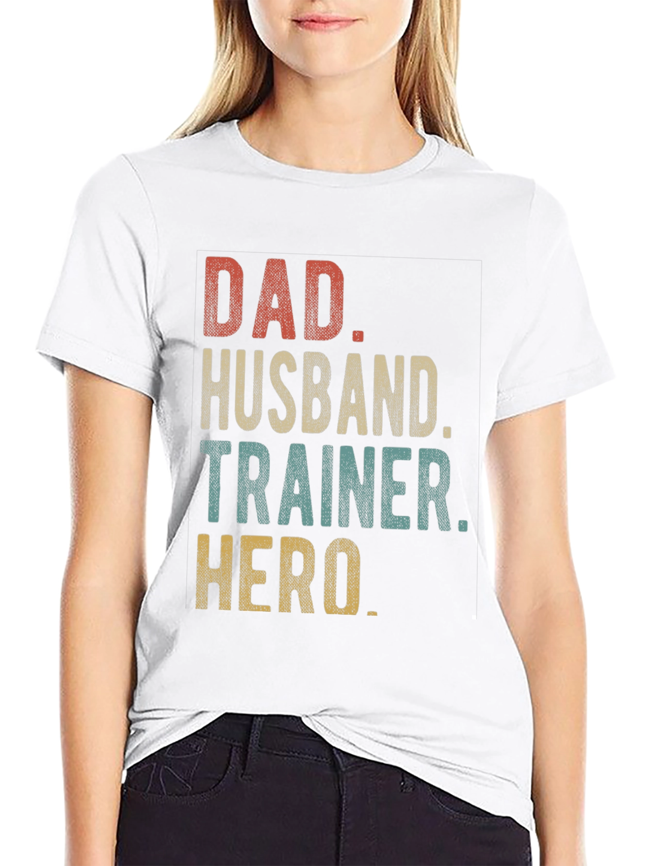 Dad Husband Trainer Hero Graphic Tee