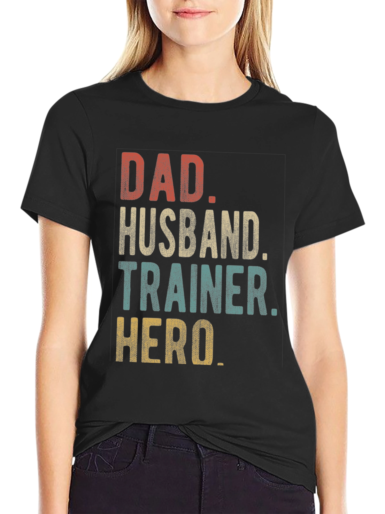 Dad Husband Trainer Hero Graphic Tee