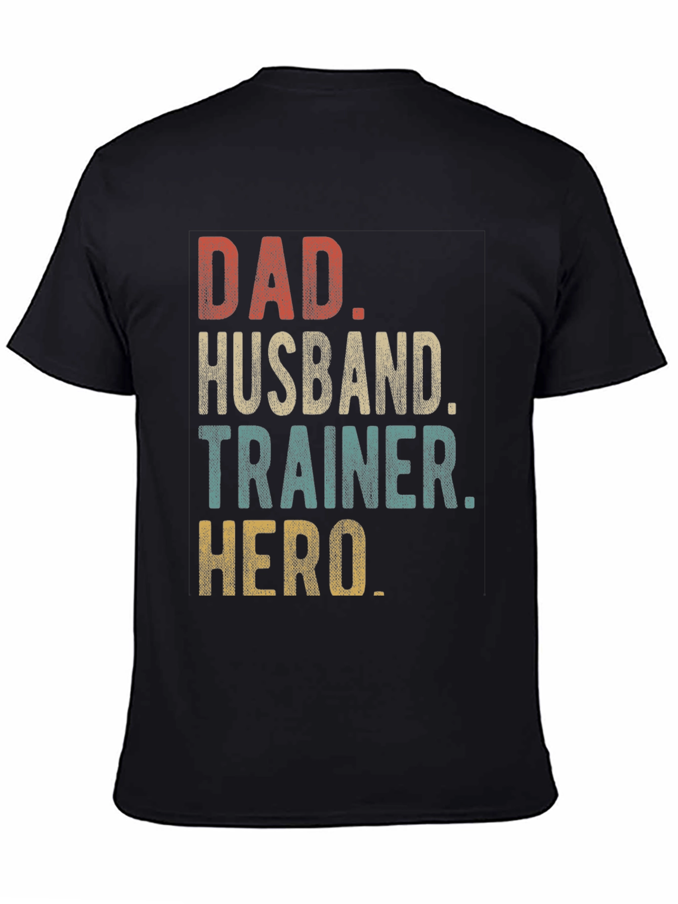 Dad Husband Trainer Hero Graphic Tee