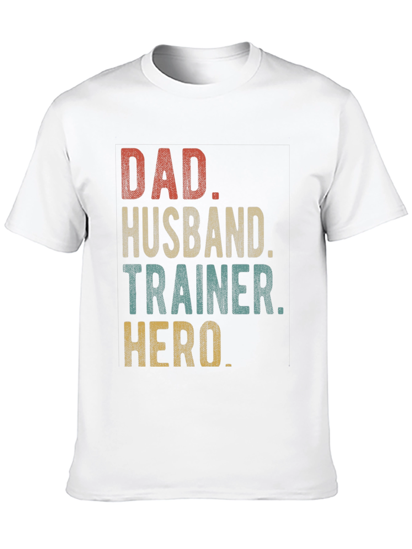 Dad Husband Trainer Hero Graphic Tee