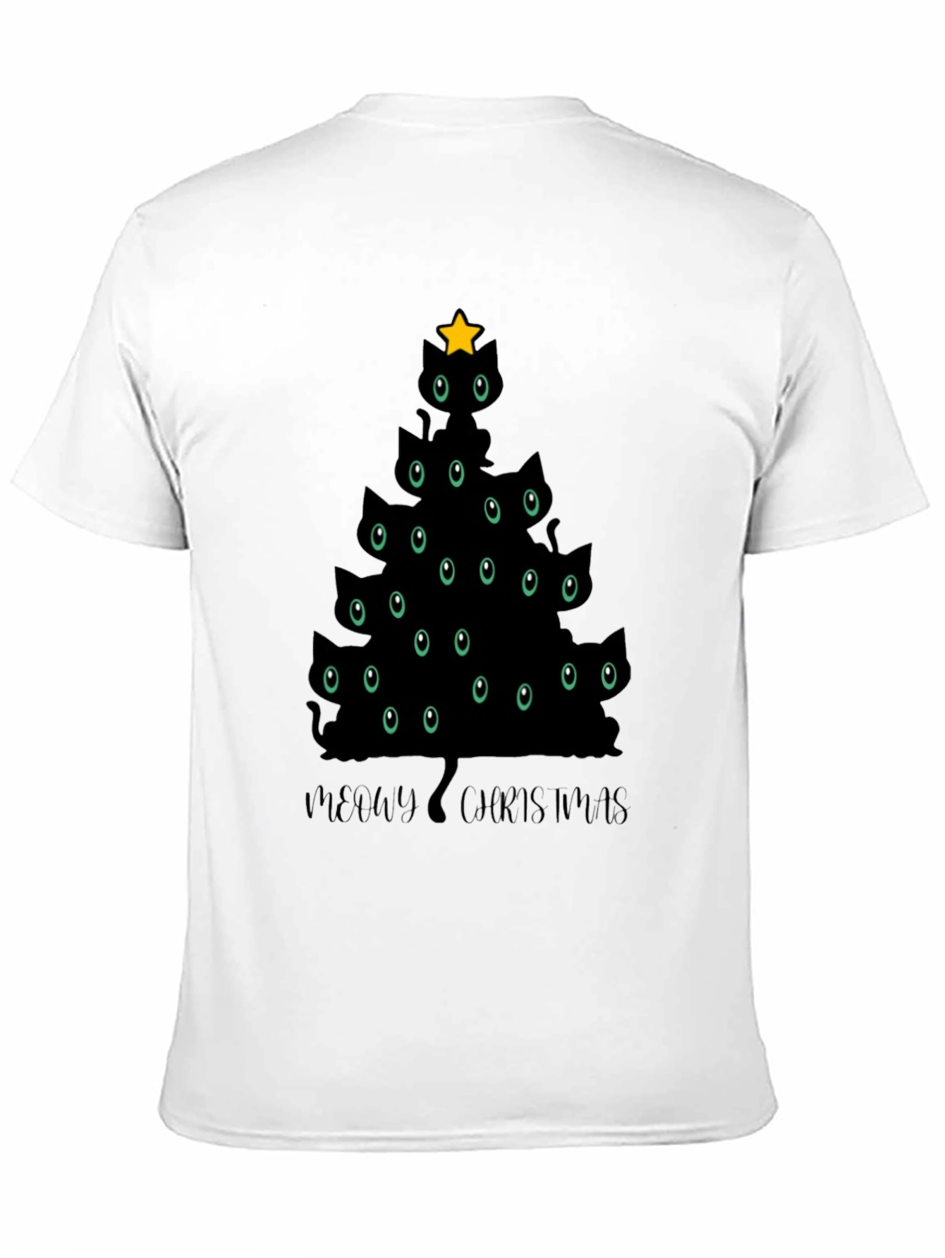 Meowy Christmas Cat Tree T-Shirt