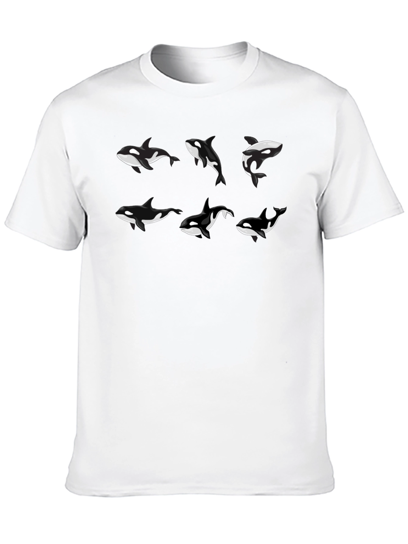 Orca Whale T-Shirt - Black Graphic Tee