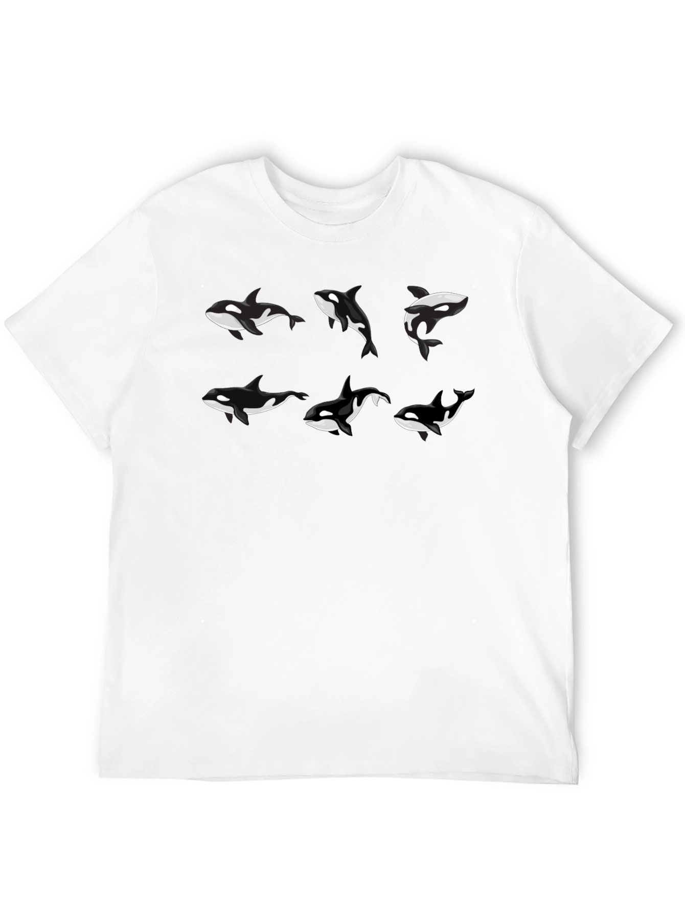 Orca Whale T-Shirt - Black Graphic Tee