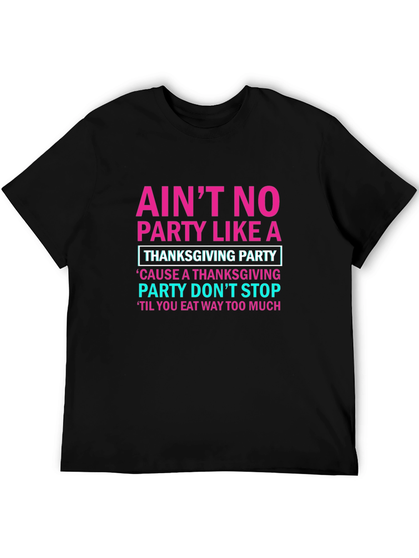Thanksgiving Party T-Shirt: Aint No Party Like It!