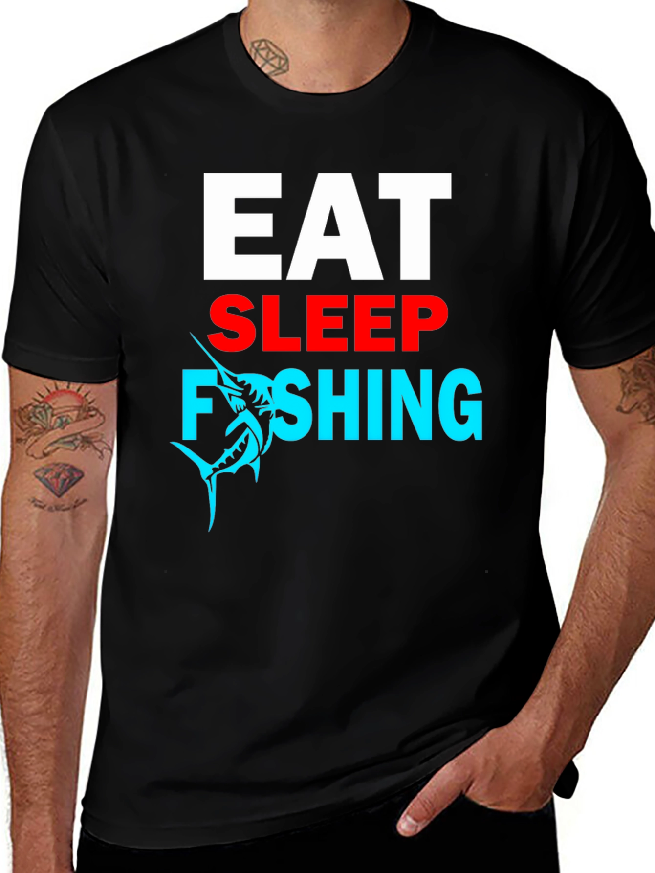 Eat Sleep Fishing T-Shirt - Angler Apparel