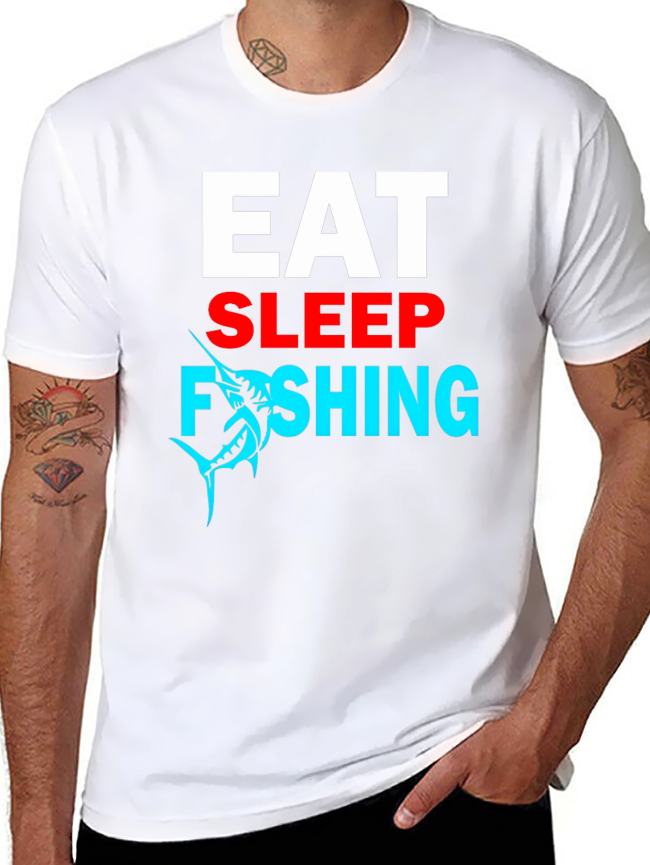 Eat Sleep Fishing T-Shirt - Angler Apparel