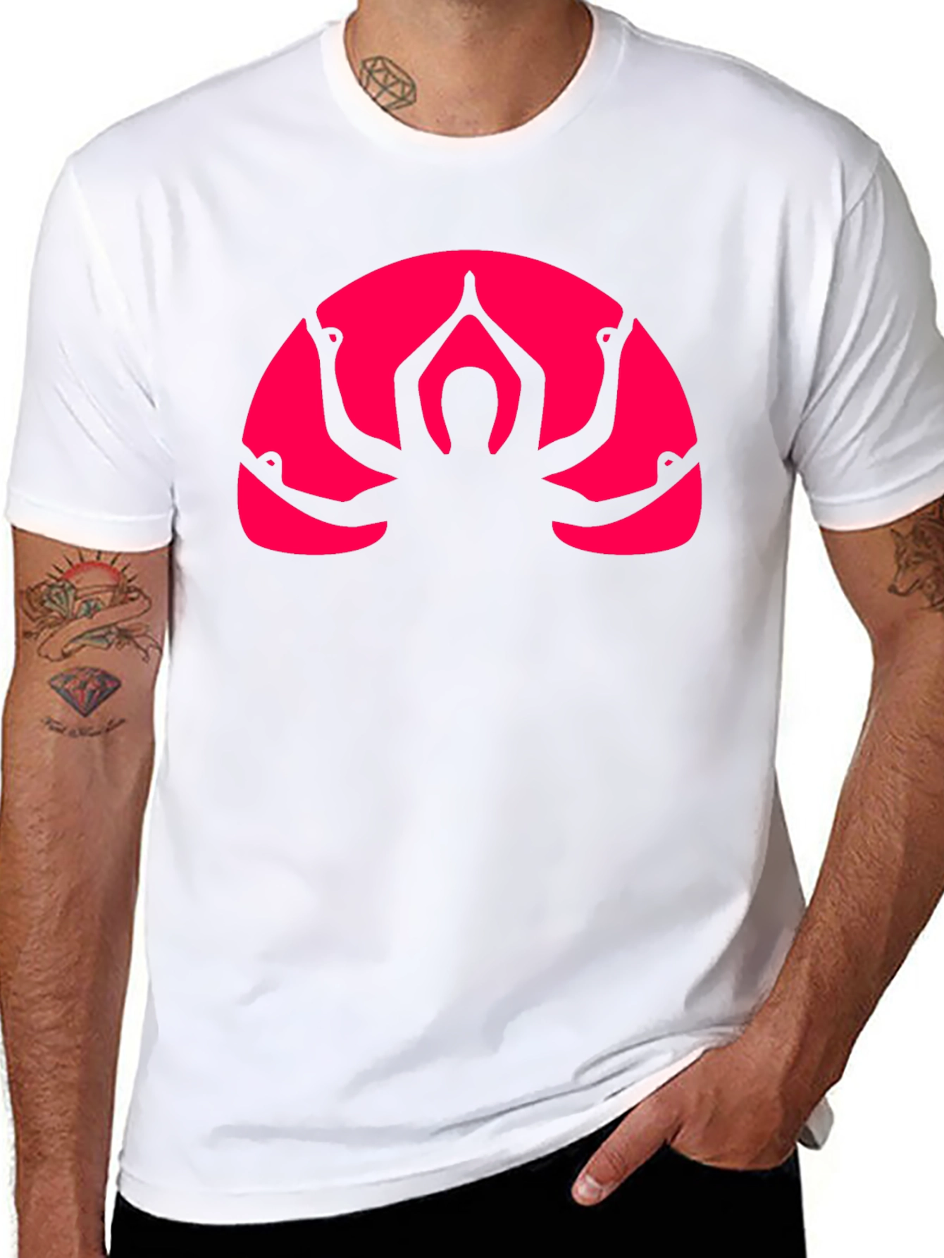 Yoga Silhouette Graphic T-Shirt
